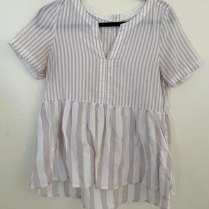 Anthropology Striped Shirt